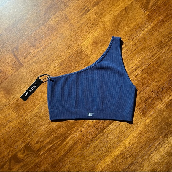 LAST CHANCE | Set Active Sculptflex Ribbed One Shoulder - Twilight - Picture 3 of 3